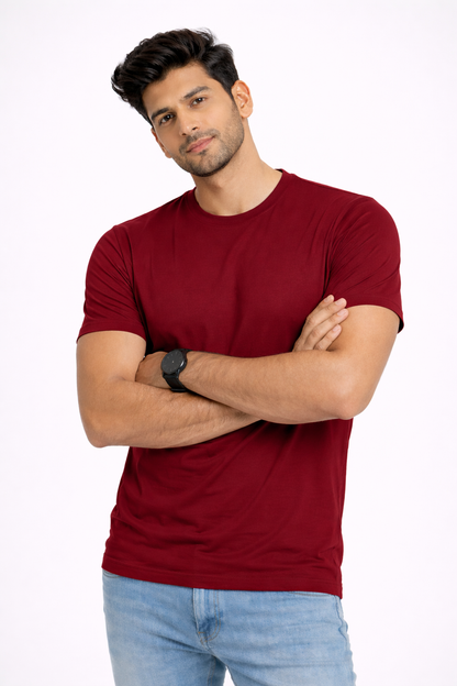 Men's Maroon T-Shirt