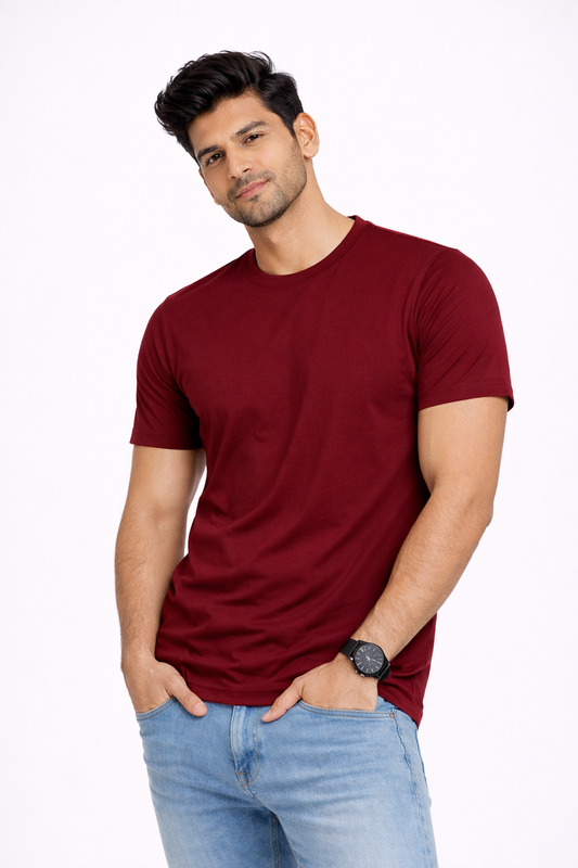 Men's Maroon T-Shirt