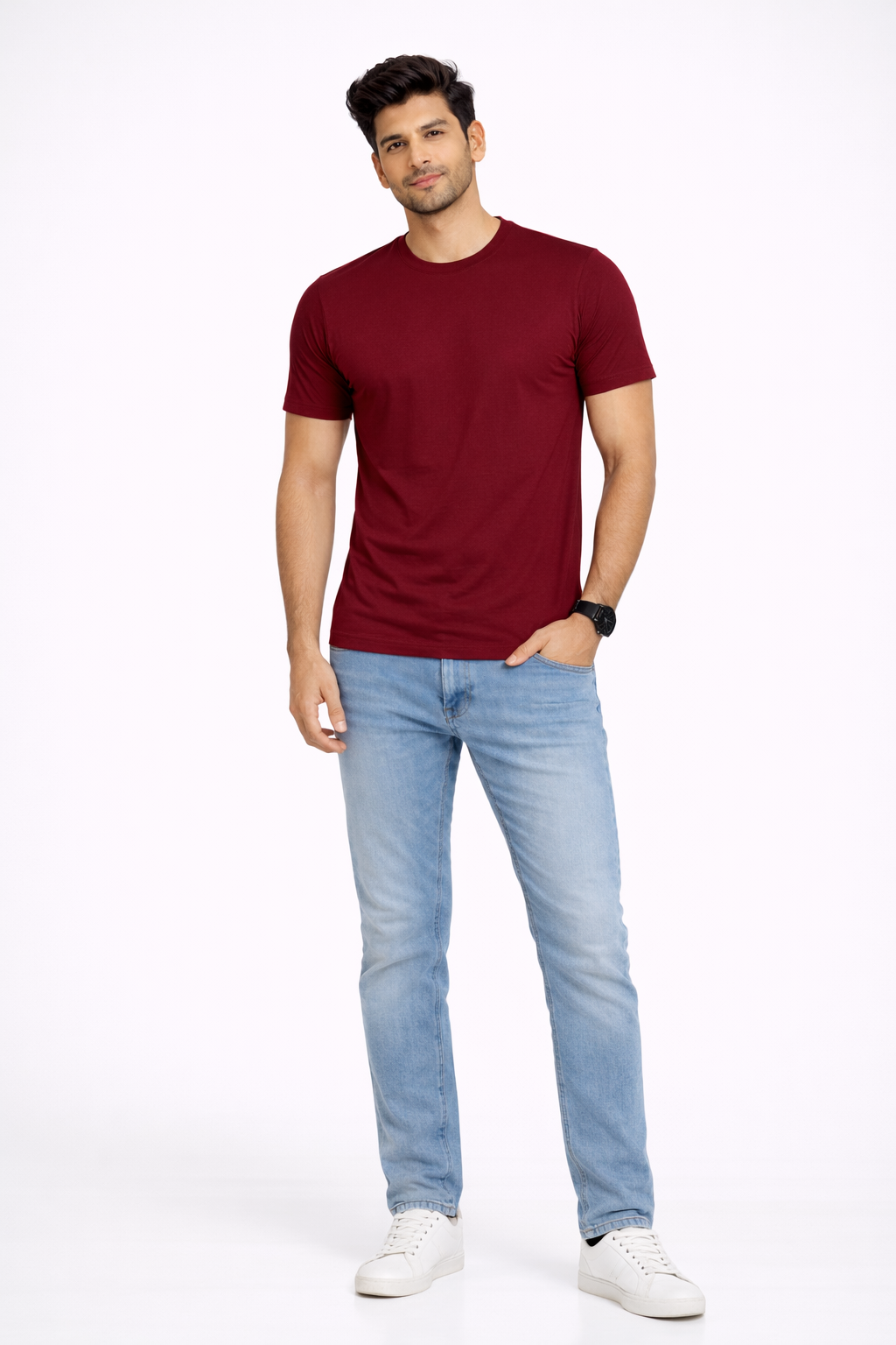 Men's Maroon T-Shirt