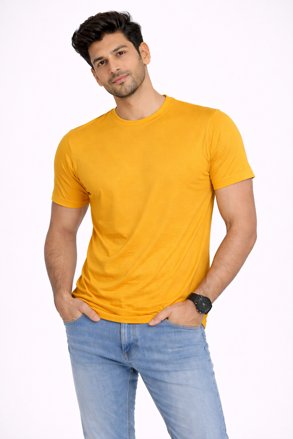 Men's Yellow T-Shirt